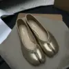 Ballerines Tabi Maison Margiela – Cuir Métallisé Doré img 001 93.webp