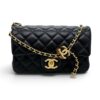 chanel 25b mini flap double c link black