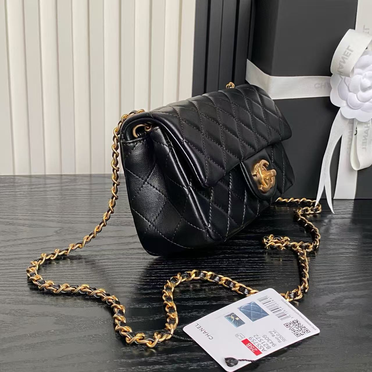 chanel 25b — mini flap bag double c link chanel 25b — mini flap bag double c link