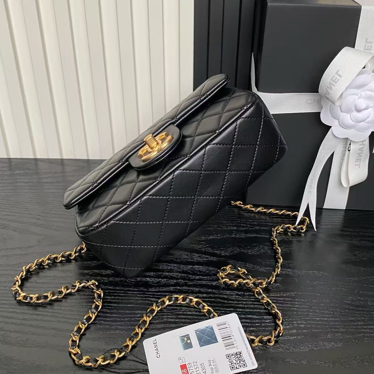 chanel 25b — mini flap bag double c link chanel 25b — mini flap bag double c link