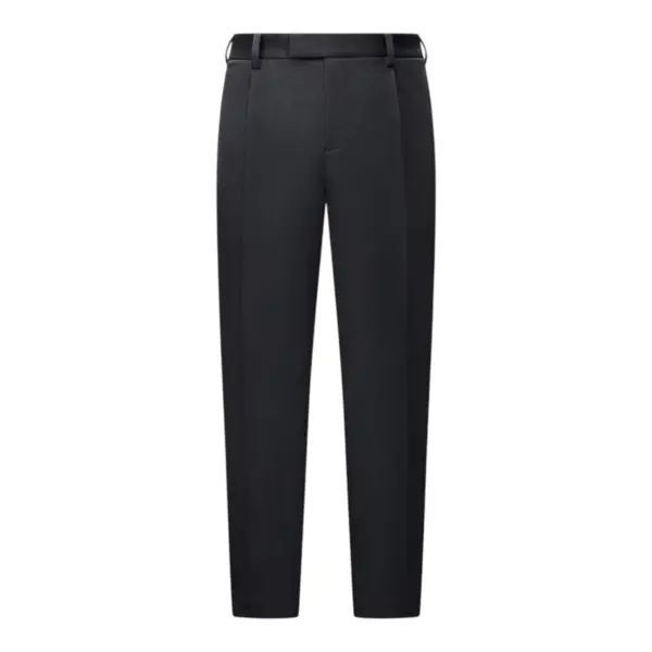 tom ford tencel blend long staple cotton trousers black