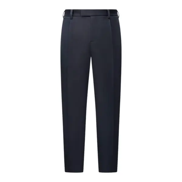 tom ford tencel blend long staple cotton trousers blue