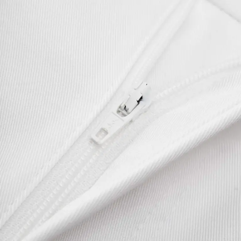 Tencel-Blend Long-Staple Cotton Trousers White — Semelle & signature