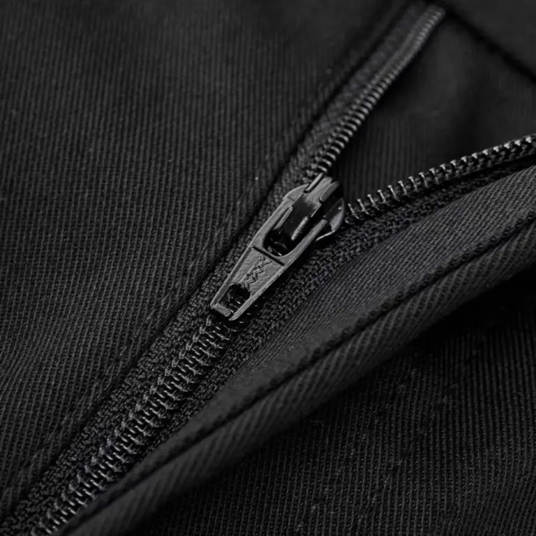 Tencel-Blend Long-Staple Cotton Trousers Black — 