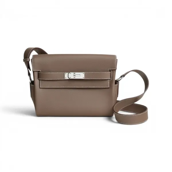 hermès kelly messenger pm etoupe