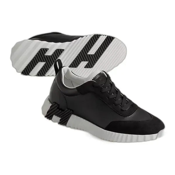 hermès bouncing black and white