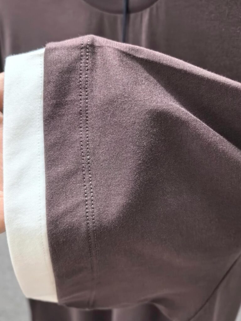 Dual Colour T-shirt Brown & White — 