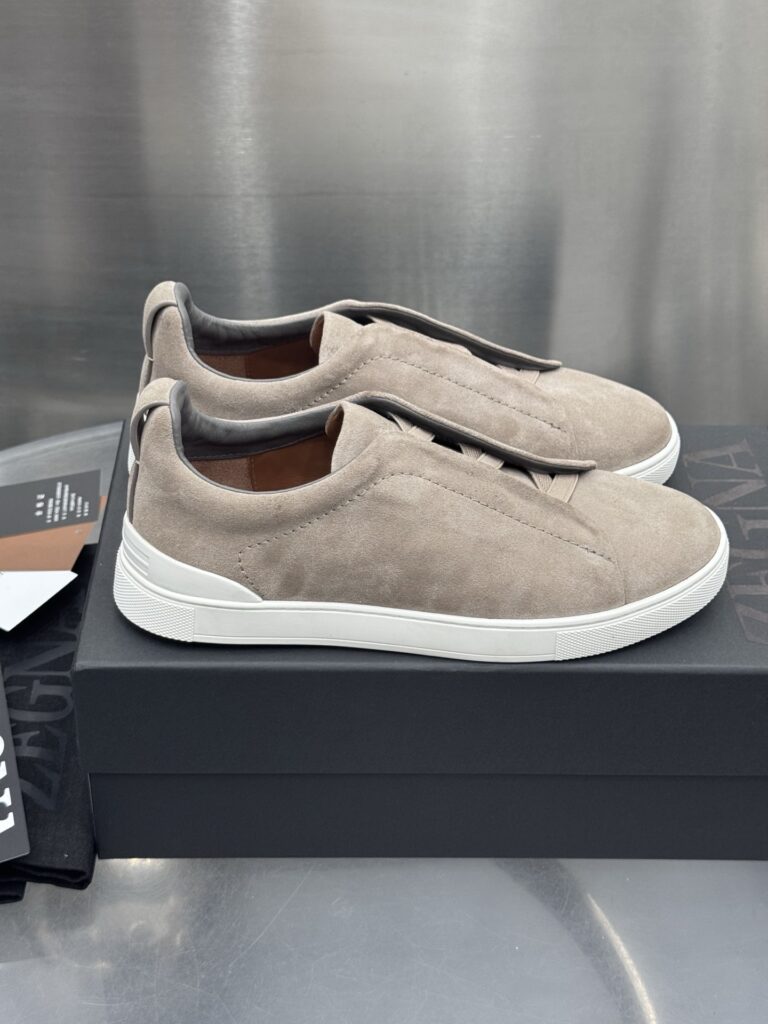 Grey Suede Triple Stitch Grey — 