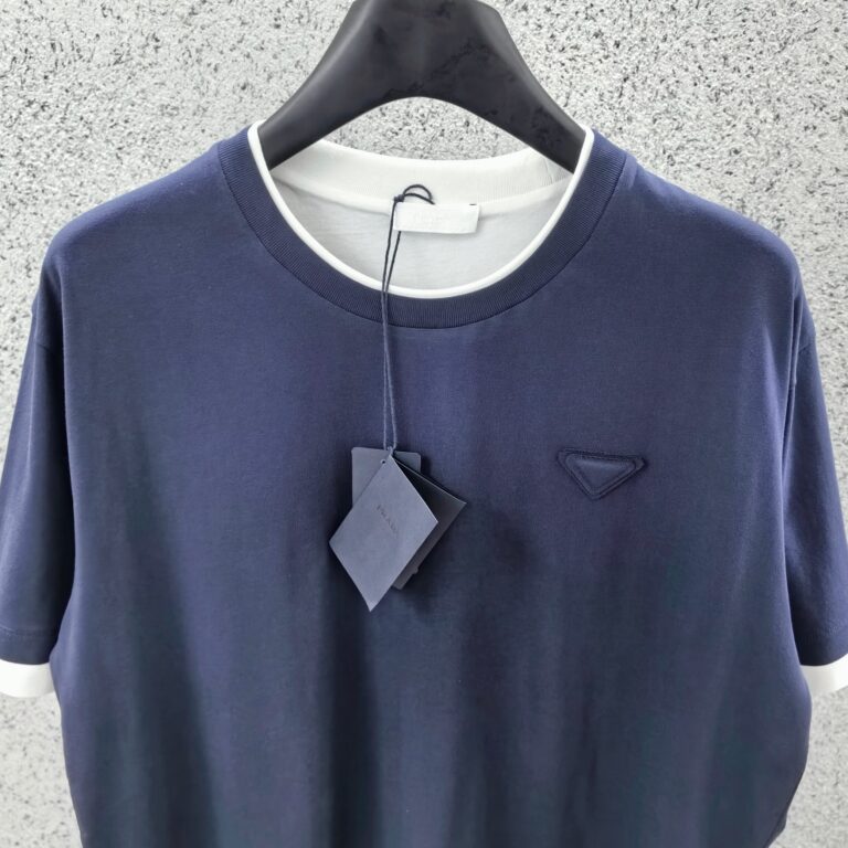 Dual Colour T-shirt Blue & White — 
