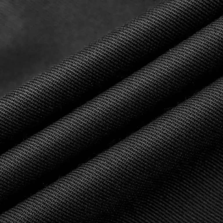 Tencel-Blend Long-Staple Cotton Trousers Black — 3/4 arrière