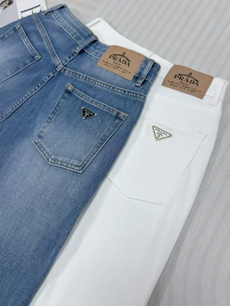 High Waisted Bell-bottom Jeans Blue — 