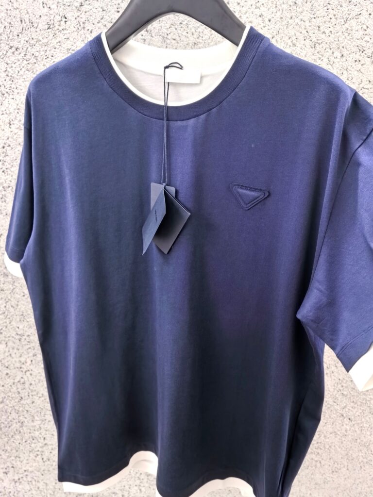 Dual Colour T-shirt Blue & White — Semelle & signature
