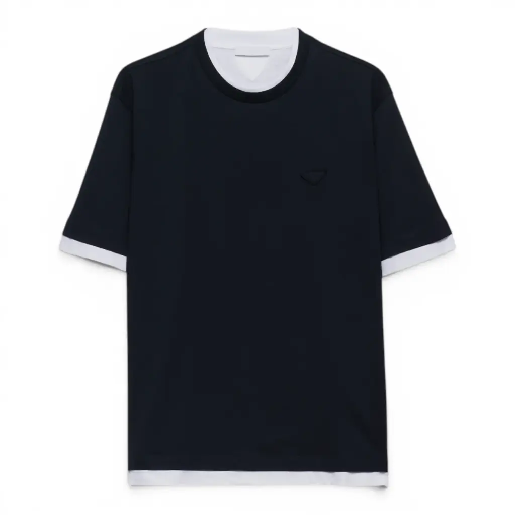 Dual Colour T-shirt Blue & White