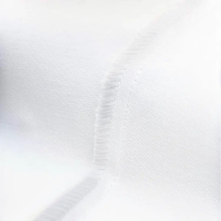 Tencel-Blend Long-Staple Cotton Trousers White — Détail